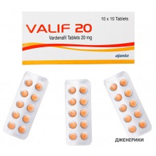 Valif 20 мг (дженерик Левитра 20 мг)