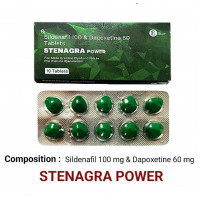 Stenagra Power (Виагра 100mg + Дапоксетин 60mg) 10таб