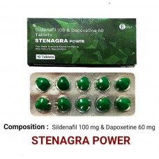 Stenagra Power (Виагра 100mg + Дапоксетин 60mg) 10таб